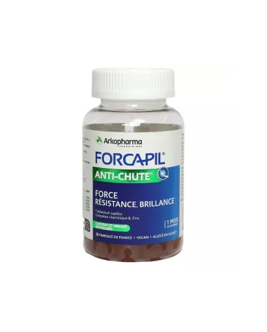 FORCAPIL Anti-Chute Force Résistance Brillance Boite de 60 gummies