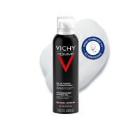 VICHY HOMME Mousse à raser Peaux sensibles Aérosol de 200ml