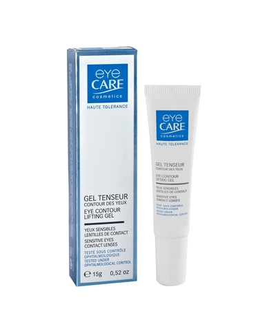 EYE CARE Gel Tenseur Contour des Yeux Anti-rides Haute Tolérance Tube de 15 grammes