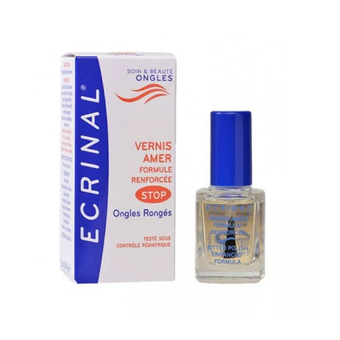 ECRINAL ONGLES Vernis amer ongles rongés Flacon de 10ml
