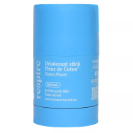 RESPIRE Déodorant Bio à la Fleur de Coton Rechargeable Stick de 50 g