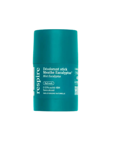 RESPIRE Déodorant Solide Menthe Eucalyptus Stick de 50G