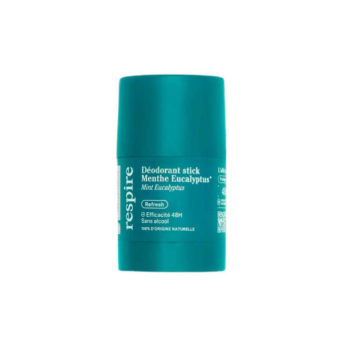 RESPIRE Déodorant Solide Menthe Eucalyptus Stick de 50G
