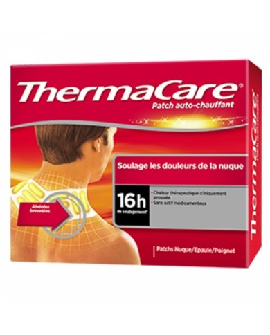 THERMACARE Patchs auto-chauffants nuque épaule poignet Boite de 2