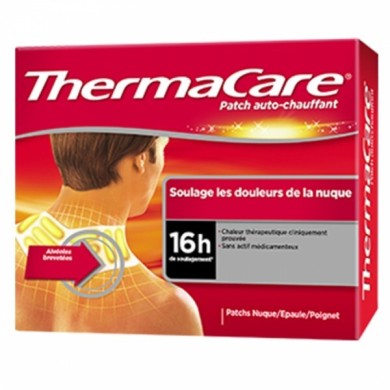 THERMACARE Patchs auto-chauffants nuque épaule poignet Boite de 2