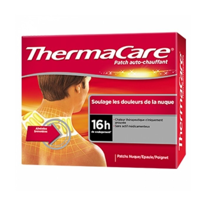 THERMACARE Patchs auto-chauffants nuque épaule poignet Boite de 2
