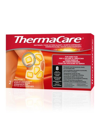 ThermaCare Genou Douleurs musculaires Boite de 2 Patchs Auto-Chauffant