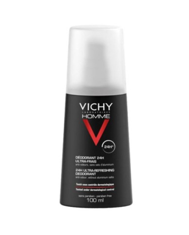 VICHY HOMME Déodorant antitranspirant Vaporisateur de 100ml
