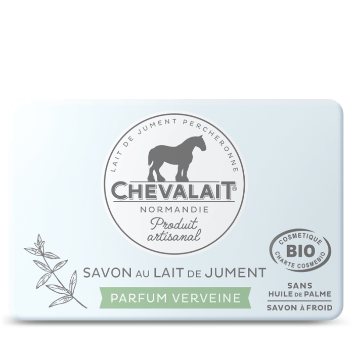 CHEVALAIT Savon au lait de jument sans parfum  Pain de 100 grammes