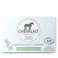 CHEVALAIT Savon au lait de jument sans parfum  Pain de 100 grammes