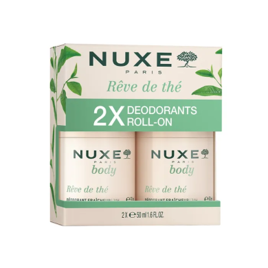 NUXE REVE DE THE Déodorant Fraîcheur 24h Lot de 2 Roll on 50 ml