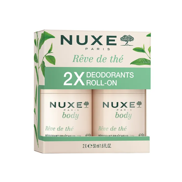 NUXE REVE DE THE Déodorant Fraîcheur 24h Lot de 2 Roll on 50 ml