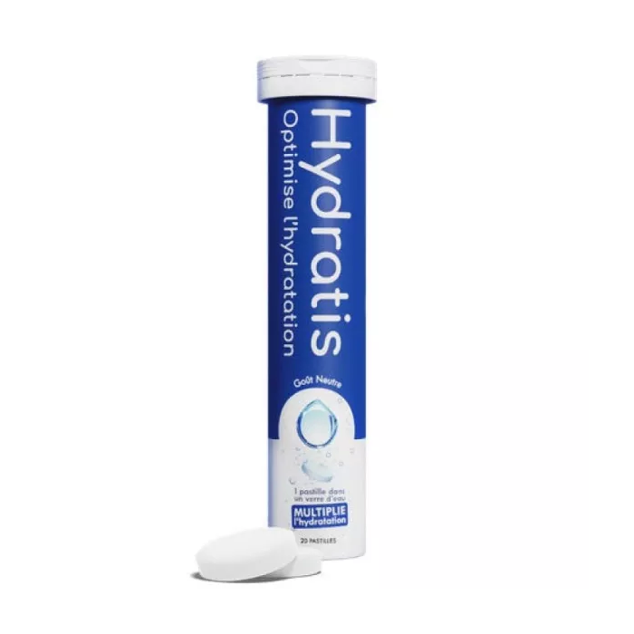 Hydratis Solution d'Hydratation Goût neutre Boite de 20 pastilles