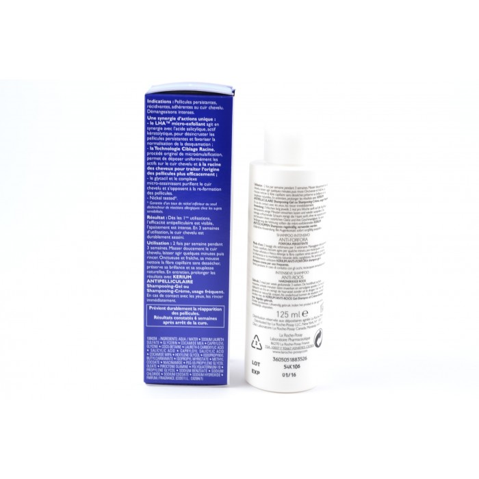 LA ROCHE POSAY KERIUM DS Shampooing antipelliculaire intensif Flacon de 125ml