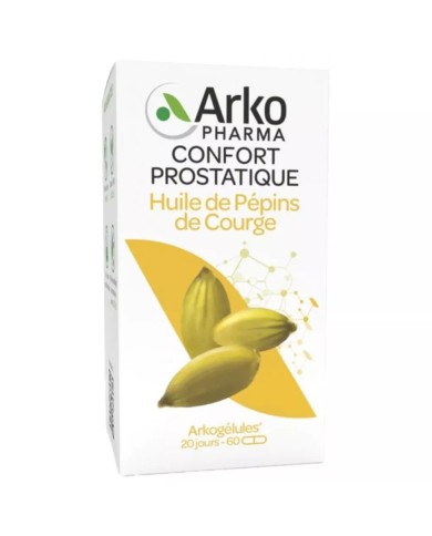 ARKOGELULES Huile de pépin de courge Capsules Flacon de 60