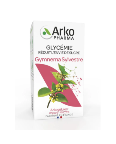 ARKOGELULES Gymnema Sylvestre Boite de 45 capsules pour la glycémie