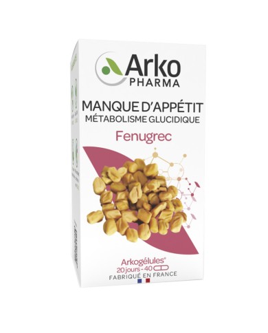 ARKOGELULES Fenugrec Manque d'appétit Flacon de 45 gélules
