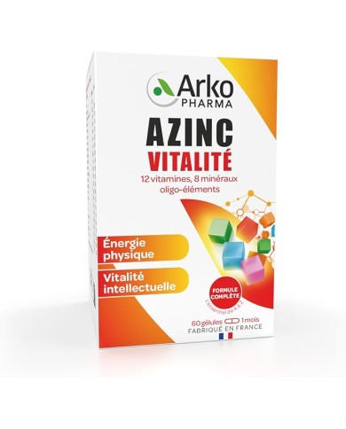 ARKOPHARMA AZINC VITALITE Boite de 60 gélules