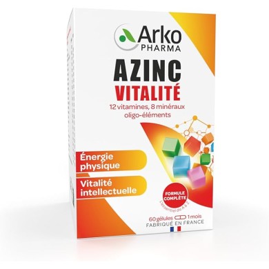 ARKOPHARMA AZINC VITALITE Boite de 60 gélules