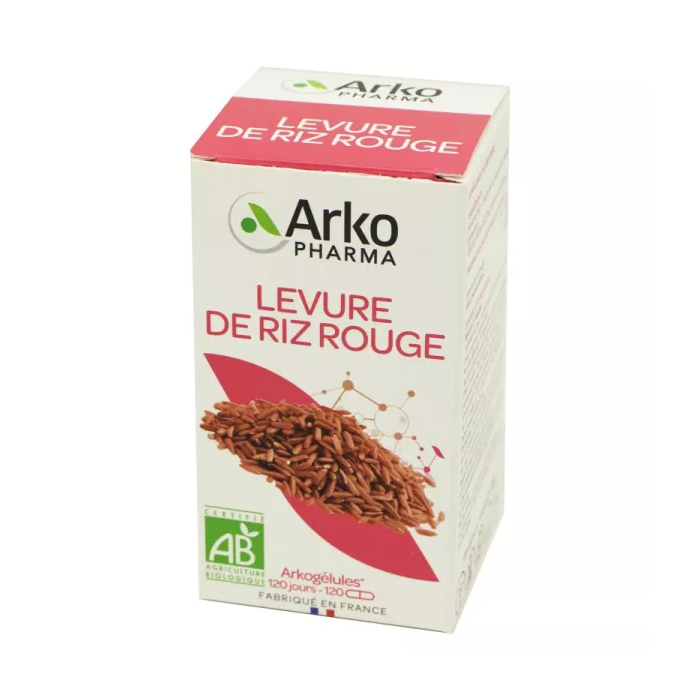 ARKOGELULES Levure de riz rouge Flacon de 120 Gélules
