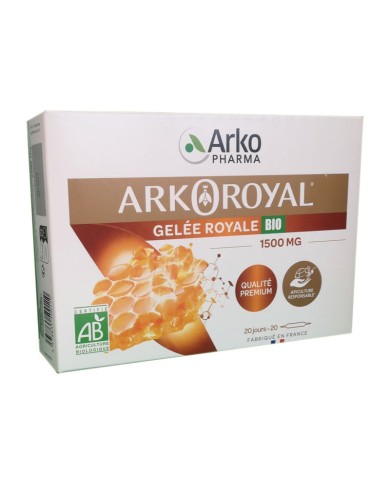 ARKOPHARMA ARKOROYAL Gelée Royale 1500 mg Boite de 20 ampoules