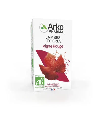 ARKOGELULES Vigne rouge "Jambes légères"  Boite de 150 gélules