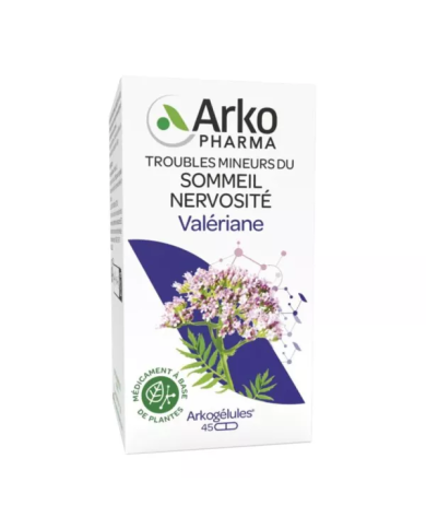 ARKOGELULES Valériane "sommeil et nervosité " Flacon de 45 Gélules