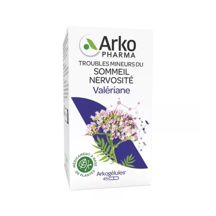 ARKOGELULES Valériane "sommeil et nervosité " Flacon de 45 Gélules