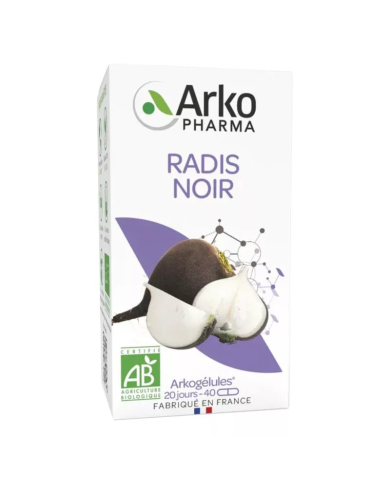 ARKOGELULES Radis noir Flacon de 45 Gélules