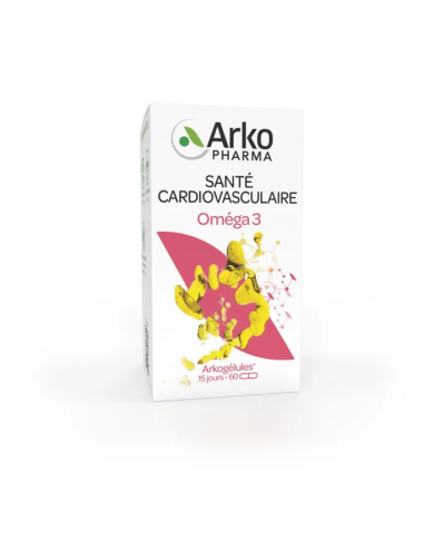Arkogélules Oméga 3 "santé cardiovasculaire " Boite de 60 gélules