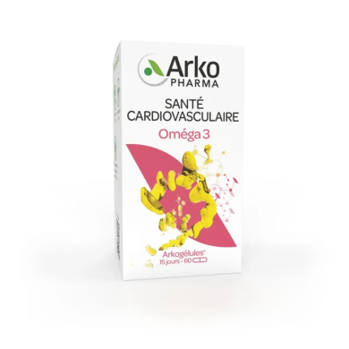 Arkogélules Oméga 3 "santé cardiovasculaire " Boite de 60 gélules