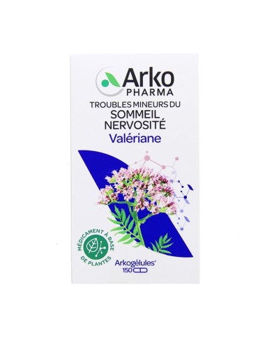 ARKOGELULES Valériane "sommeil et nervosité " Flacon de 150 Gélules
