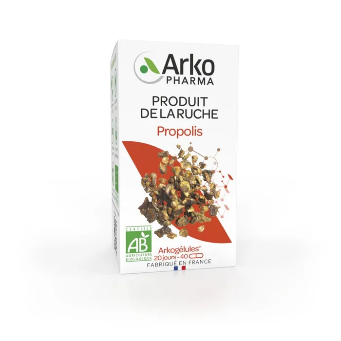 ARKOGELULES Propolis "Produit de la ruche" Flacon de 40 gélules