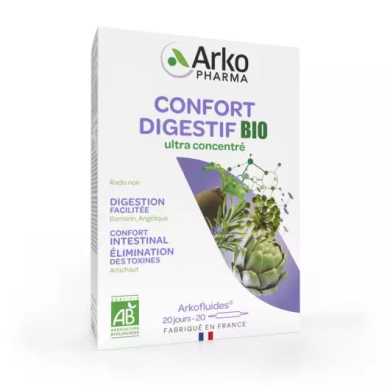ARKOPHARMA Arkofluides Confort digestif Boite de 20 ampoules
