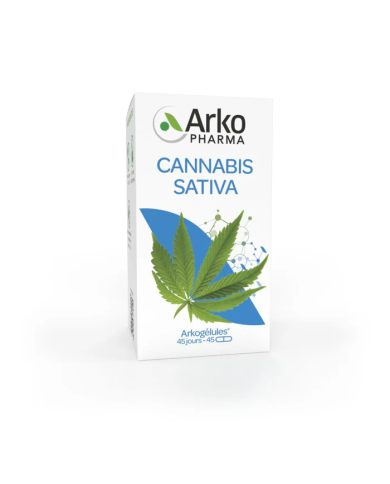 Arkogélules Cannabis sativa Boite de 45 gélules