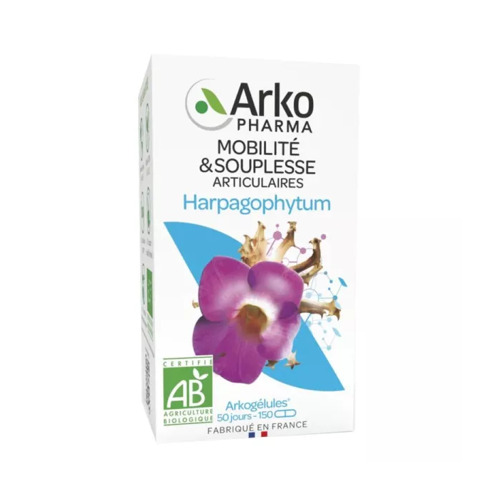 ARKOGELULES Harpagophytum "mobilité et souplesse articulaire" Gélules Flacon de 150