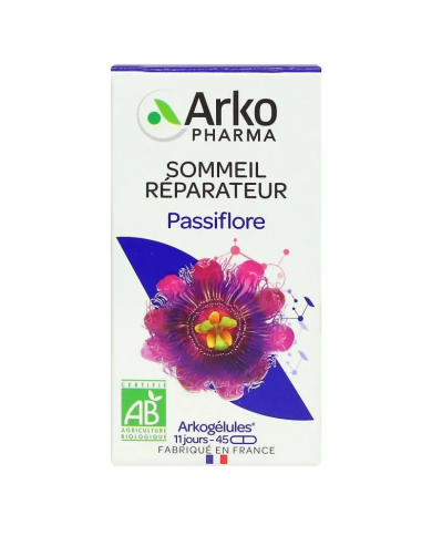 ARKOGELULES Passiflore "Sommeil réparateur" Gélules Flacon de 45