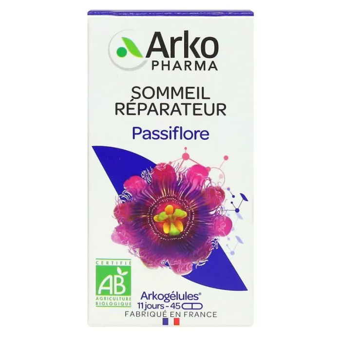 ARKOGELULES Passiflore "Sommeil réparateur" Gélules Flacon de 45