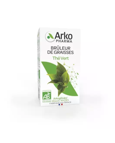 ARKOGELULES Thé vert "Brûleur de graisses" Flacon de 45 gélules