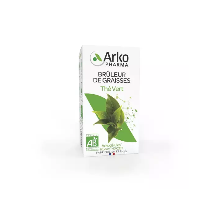 ARKOGELULES Thé vert "Brûleur de graisses" Flacon de 45 gélules