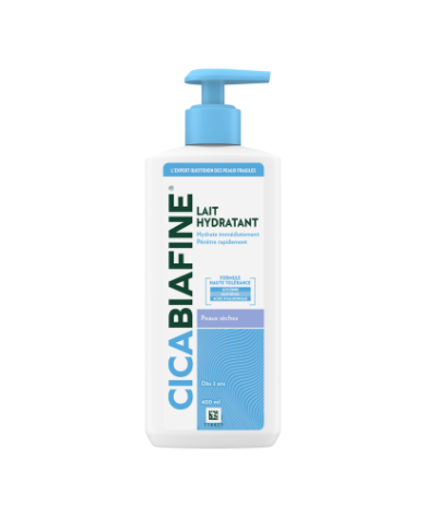 CICABIAFINE Lait hydratant corporel Peaux sèches Flacon pompe de 400ml