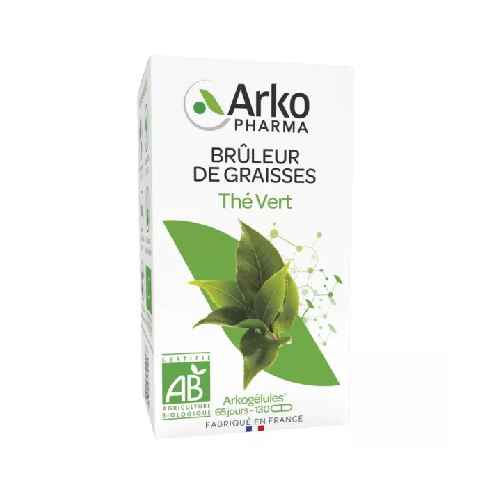 ARKOGELULES Thé vert "Brûleur de graisses" Flacon de 130 gélules
