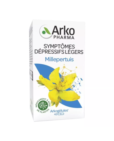 ARKOGELULES Millepertuis "Symptômes dépressifs légers"  Gélules Boite de 42