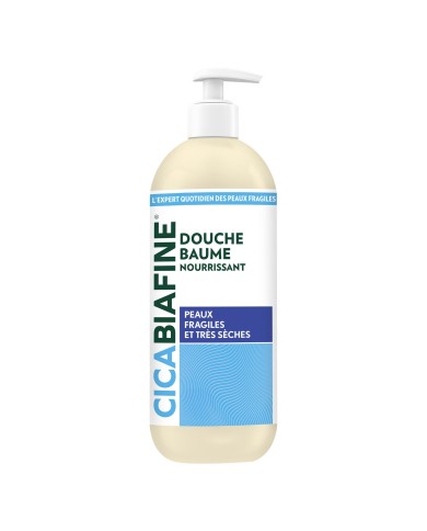 CICABIAFINE Douche Baume surgras nourrissant Flacon pompe de 1 litre