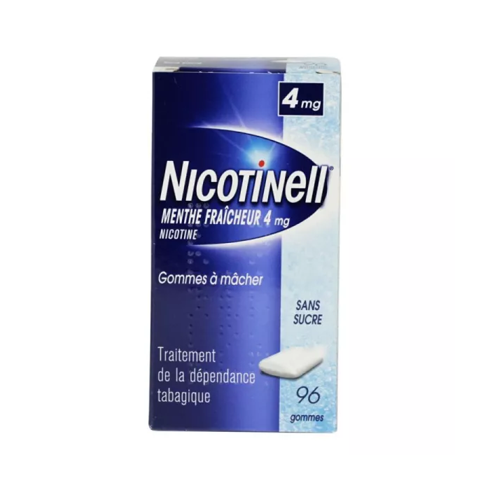 Nicotinell 4mg Gommes Menthe Fraîche Boite de 96 Gommes