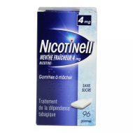 Nicotinell 4mg Gommes Menthe Fraîche Boite de 96 Gommes