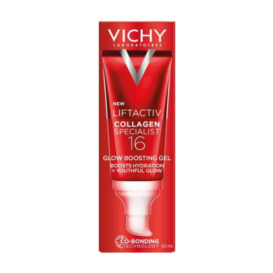 Vichy Liftactiv Collagen Specialist 16 Glow Boosting Gel Visage Booster Hydratation et Eclat Tube de 50ml