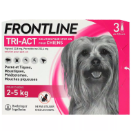 FRONTLINE TRI-ACT Chiens de 2 - 5 kg Boite de 3 pipettes de 2 ml