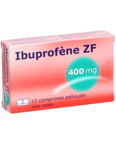 IBUPROFENE ZF 400 MG Douleurs et Fièvre Boite de 12 comprimés