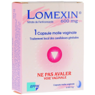 LOMEXIN 600mg  Boite de 1 capsule molle vaginale